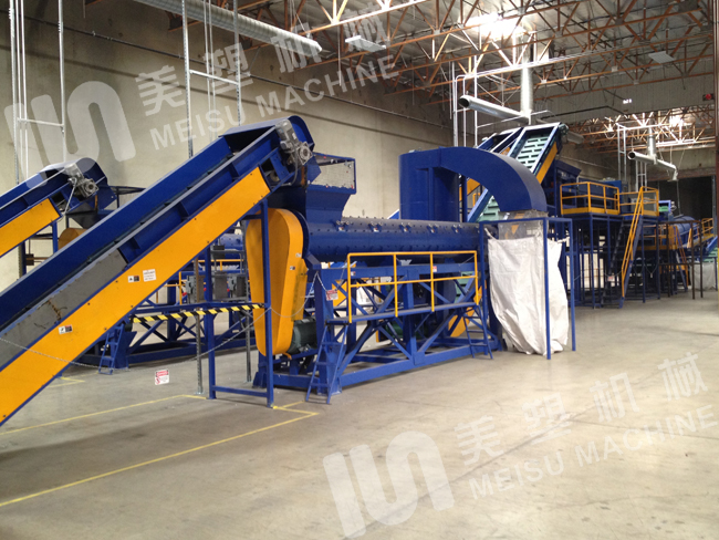 選擇美塑機(jī)械廢舊塑料回收清洗線，我們很放心!