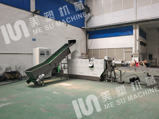 PP編織袋擠干切粒機開機注意事項